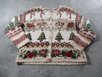 Vintage Tiara International Sweater Womens Small Multicolor Christmas Cardigan. Fixed Price $37.99.