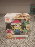 Gemmy 3.5' Minion Stuart Christmas Airblown Inflatable Lighted Yard Decor. Fixed Price $80.00.