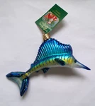 Old World Christmas Glass Blown Ornament, Ocean Sailfish - Gift Box. Fixed Price $19.95.