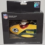 Green Bay Packers Nfl Ornament Santa Rocket New Fast Shipping. Fixed Price $10.81.