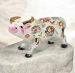 Porcelain Figurine Of Decorative Chinese Zodiac Ox With Floral Motifs. Fixed Price $85.00.