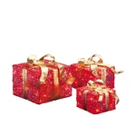National Tree Company Pre-lit Artificial Christmas Dcor 3-PIECE Set Includes. Fixed Price $84.47.