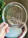 Vintage Luminarc Sleigh Ride Dessert Plates-set Of 4, Christmas. Fixed Price $12.00.