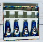 Snowman Spreader Christmas Knives Vintage Sango Sue Zipkin Set Of 4. Fixed Price $16.99.