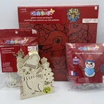 Creatology Christmas Craft Kits Kids Ornaments Wood Cat Light Reindeer Art 4 Set. Fixed Price $13.00.