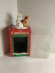 Vintage Gibson Christmas Collectibles Ornament Making Friends 1995 Iob. Fixed Price $12.50.