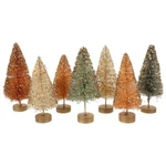 Bethany Lowe Christmas Set Of "fall In Love Bottle Brush Trees" LC1647. Fixed Price $32.99.