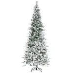 9' Unlit Snow Flocked Pine Artificial Christmas Tree Realistic Branches 1159 Tip. Fixed Price $195.99.