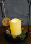 Led Lighted Hanging Or Tabletop Lantern By Well Dressed Home Holiday Christmas. Fixed Price $21.95.
