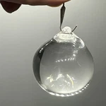 (10) Hanging Crystal Clear Smooth Ball - Sphere Bulk Chandelier 50MM. Fixed Price $44.99.