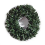Canadian Pine Holiday Wreath -220 Tips Green 24 Inches. Fixed Price $14.99.