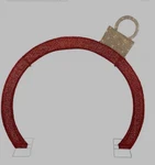 Northlight 10.5' Red Led Ornament Arch Christmas Decoration Warm White Lights. Fixed Price $299.99.