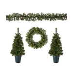 National Tree Company Pre-lit Evergreen Collection Artificial Christmas Decor.... Fixed Price $141.30.