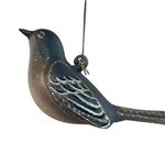 Cobane Studio Mockingbird Blown Glass Ornament. Fixed Price $17.99.