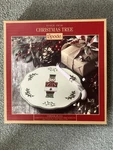 Nib Spode Christmas Tree Nutcracker Cheese Plate And Knife Set. Fixed Price $26.95.