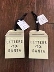 2 Hearth Magnolia Letters Santa Mailbox Tree Ornament Opens White. Fixed Price $19.99.