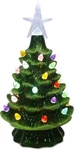 Christmas Forever 7.5" Ceramic Green Nostalgic Light Up Tree. Fixed Price $33.95.