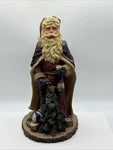 World Bazaar Holiday Collection Old Santa Victorian Resin Statue. Fixed Price $19.99.