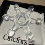 Orrefors Snowflake Annual Ornament 2008 - New With Original Box. Fixed Price $30.88.