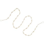 Northlight 6' Cream Wooden Beads Christmas Garland, Unlit. Fixed Price $23.93.