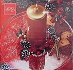Vtg Mikasa Cut Lead Crystal "holiday Splendor" 11.75" Candle Holder/cake Plate. Fixed Price $30.00.