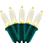 Yuletime 200 Count Warm White Led Christmas Lights, 66 Feet Green Wire Cer.... Fixed Price $47.26.