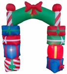 8 Foot Tall Christmas Holiday Inflatable Gift Boxes Archway Nib. Fixed Price $199.00.