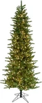 Fraser Hill Farm 9' Carmel Pine Slim Artificial Christmas Tree Warm White Led. Fixed Price $349.00.