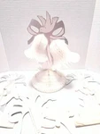 4 Of Beistle Vintage White Honeycomb Wedding Bells With Dove Table Decoration. Fixed Price $9.95.