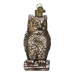 Old World Christmas Glass Blown Ornament, Vintage Wise Owl (#51003). Fixed Price $14.00.