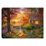 Glow Decor 350332 Mini Canvas - Sunset Serenity Led Tabletop With Timer 8 X.... Fixed Price $33.47.