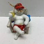 Jwm Collection Ornament Snowman In Beach Chair Coastal Fun Nwt. Fixed Price $10.95.