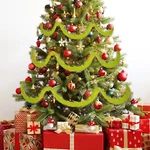 Dr Seuss The Grinch Furry Fuzzy 72IN Green Christmas Garland. Fixed Price $19.99.