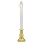 Northlight 9" Brass Indoor Christmas Candle Lamp With Timer - Clear C7. Fixed Price $14.49.