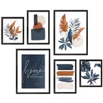 Artbyhannah Framed Wall For Living Room, 6 Pieces Boho Botanical Art.... Fixed Price $64.59.