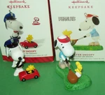 Hallmark Lot Golfer Officer Snoopy 17TH 22ND Peanuts 2014 2019 Ornaments. Fixed Price $31.49.