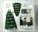 Holiday Time Sculpted Shaped Candle Garden Set Snowman Christmas Winter Box. Fixed Price $12.99.