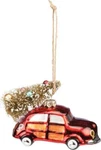 Primitives By Kathy Glass Car Christmas Tree Farmhouse Ornament Free Shipping. Fixed Price $11.95.