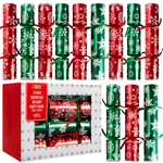 Joyin 12 Pack Christmas Non-snap Party Favor Red Green Snowflake Table. Fixed Price $32.48.