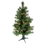 Ft Pre-lit Christmas Pine Tree / 72 Tips 35 Clear Lights & Stand!. Fixed Price $24.69.