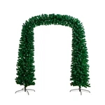 Nearly Natural 8FT. Prelit Artificial Holiday Green Christmas Pine Archway Wi.... Fixed Price $74.63.