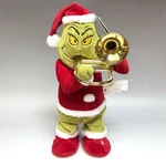 Gemmy Dr Seuss The Grinch Animated Plush Santa Playing Trombone Youre Mean. Fixed Price $64.99.