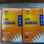 Holiday Joy 100 Clear Mini Lights White Wire Incandescent 21.5 Feet New Set Of. Fixed Price $15.88.
