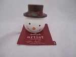 Hallmark Artist Collection Snowman Stacking Salt & Pepper Shake New. Fixed Price $28.42.