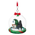 Disney Darth Vader Family Glass Dome Sketchbook Christmas Ornament Star Wars. Fixed Price $29.99.