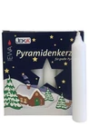 Jeka Kerzen Large Christmas Pyramid Carousel Candles, 17MM, White Color. Fixed Price $35.11.