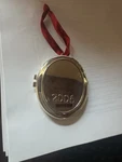 Pottery Barn, Silver Plated, 2006 Picture Frame Locket Christmas Ornament. Fixed Price $13.99.
