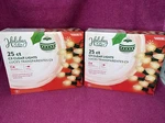 New Sets Holiday Living 25-CT 25-FT Clear White C9 Plug Lights 4950675. Fixed Price $20.00.