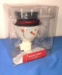 Holiday Snowman Head With Top Hat Decorative Nightlight. Fixed Price $14.95.