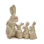 Burton+burton Figurine Natural Bunny Family. Fixed Price $20.99.